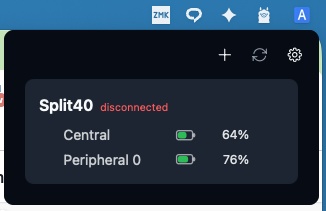 Split40 40% ワイヤレス 分割キーボード ロープロファイル ロウスタッガード