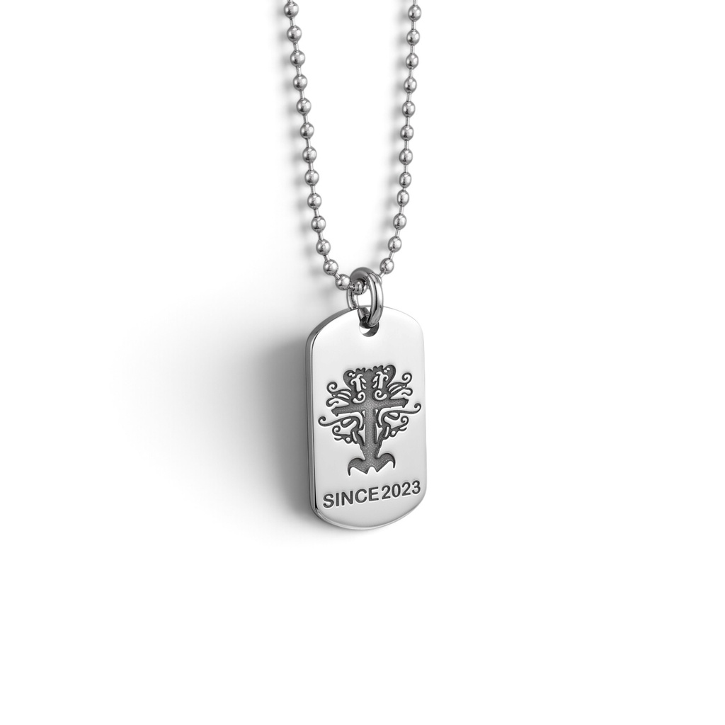 T-CROSS SILVER DOG-TAG