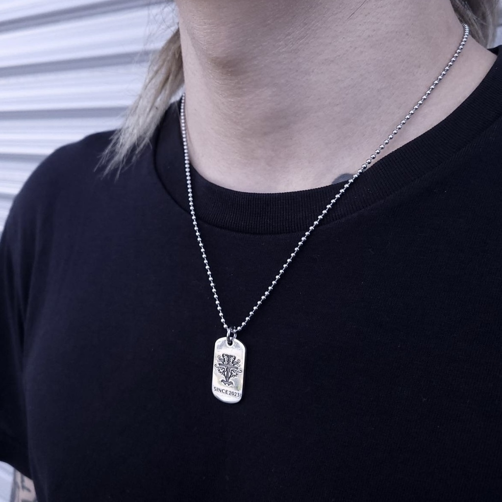 T-CROSS SILVER DOG-TAG