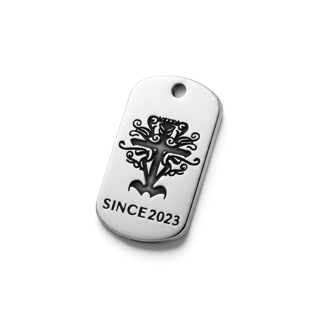 T-CROSS SILVER DOG-TAG