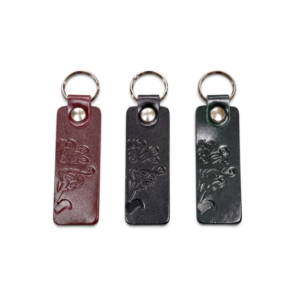T-CROSS LEATHER KEY RING