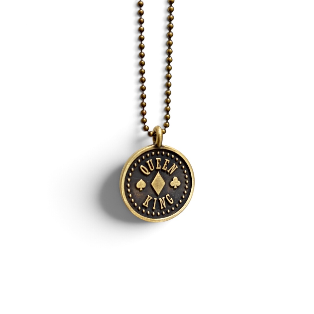 【NEW】QUEEN&KING COIN PENDANT【受注開始10/24~】
