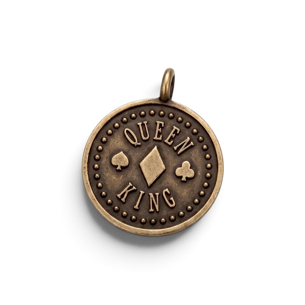 【NEW】QUEEN&KING COIN PENDANT【受注開始10/24~】
