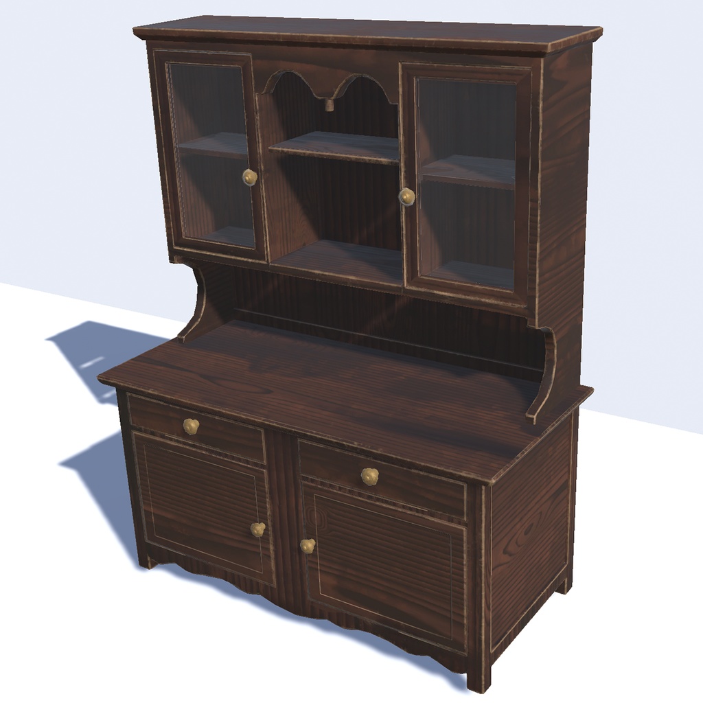 【VRChat】アンティーク風家具【10点セット】