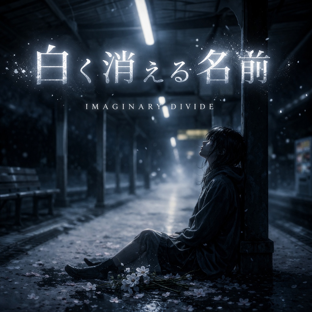 白く消える名前