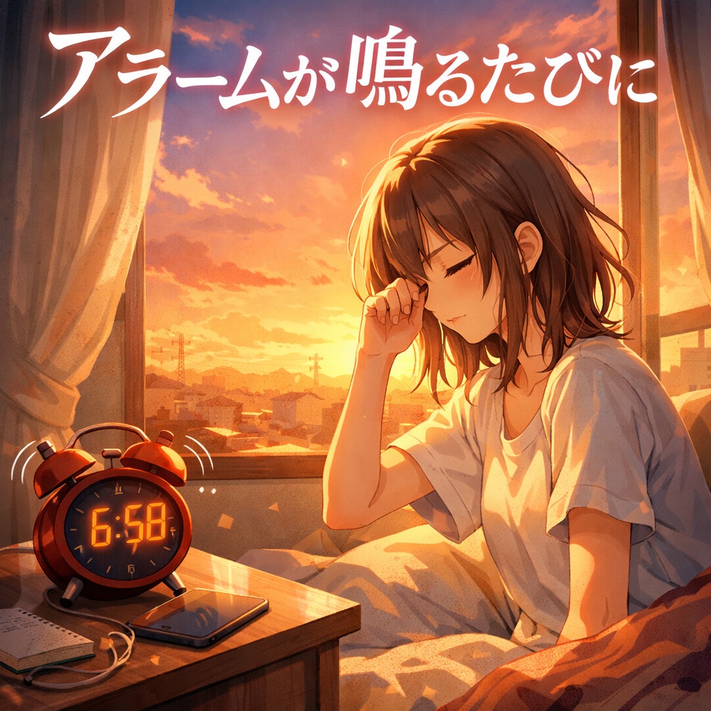 アラームが鳴るたびに