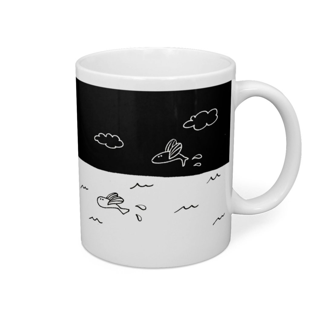 オリジナルマグカップ(Fune to tobiuo)