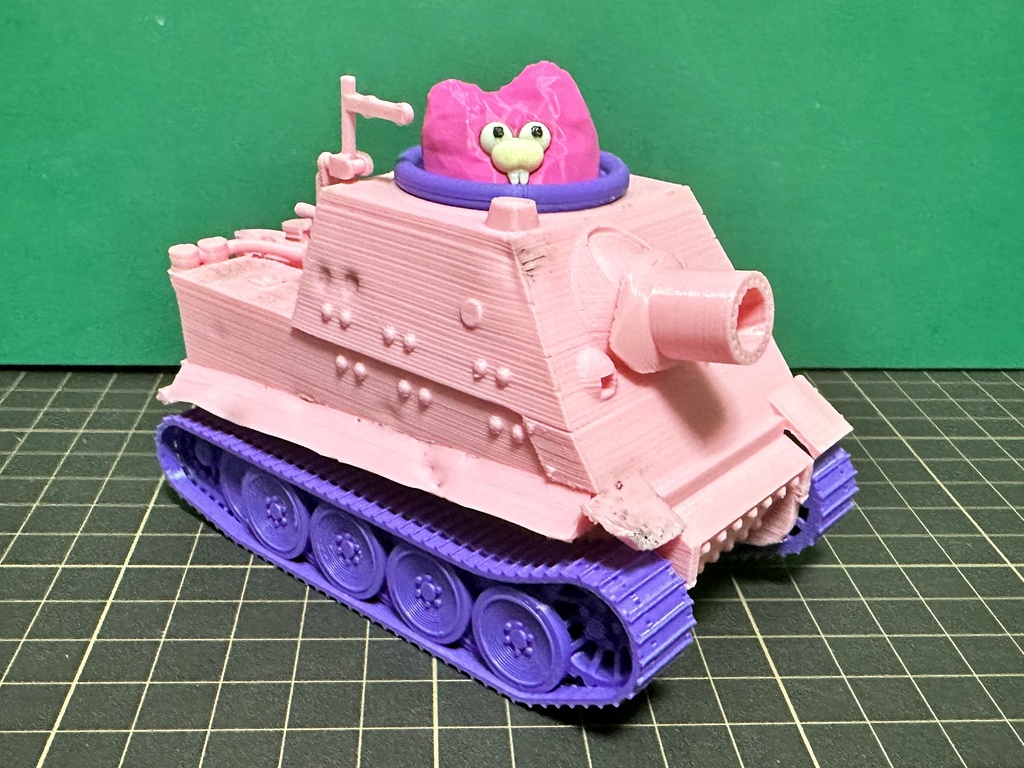 [終売]げっしーののりもの～自走砲～　戦場帰り