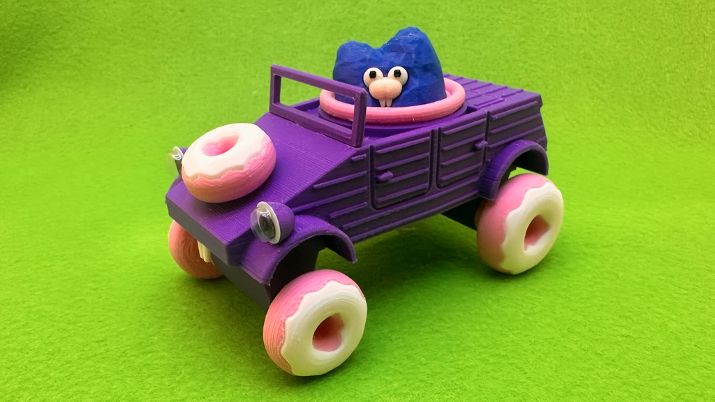 げっしーののりもの~悪路走行車~ オプション:ドーナツタイヤ