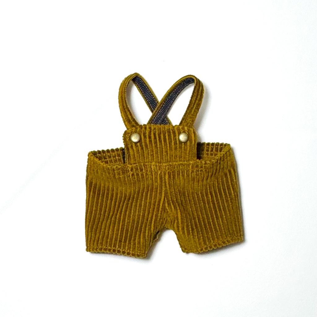 20cmぬいサイズ サロペット コーデュロイ生地