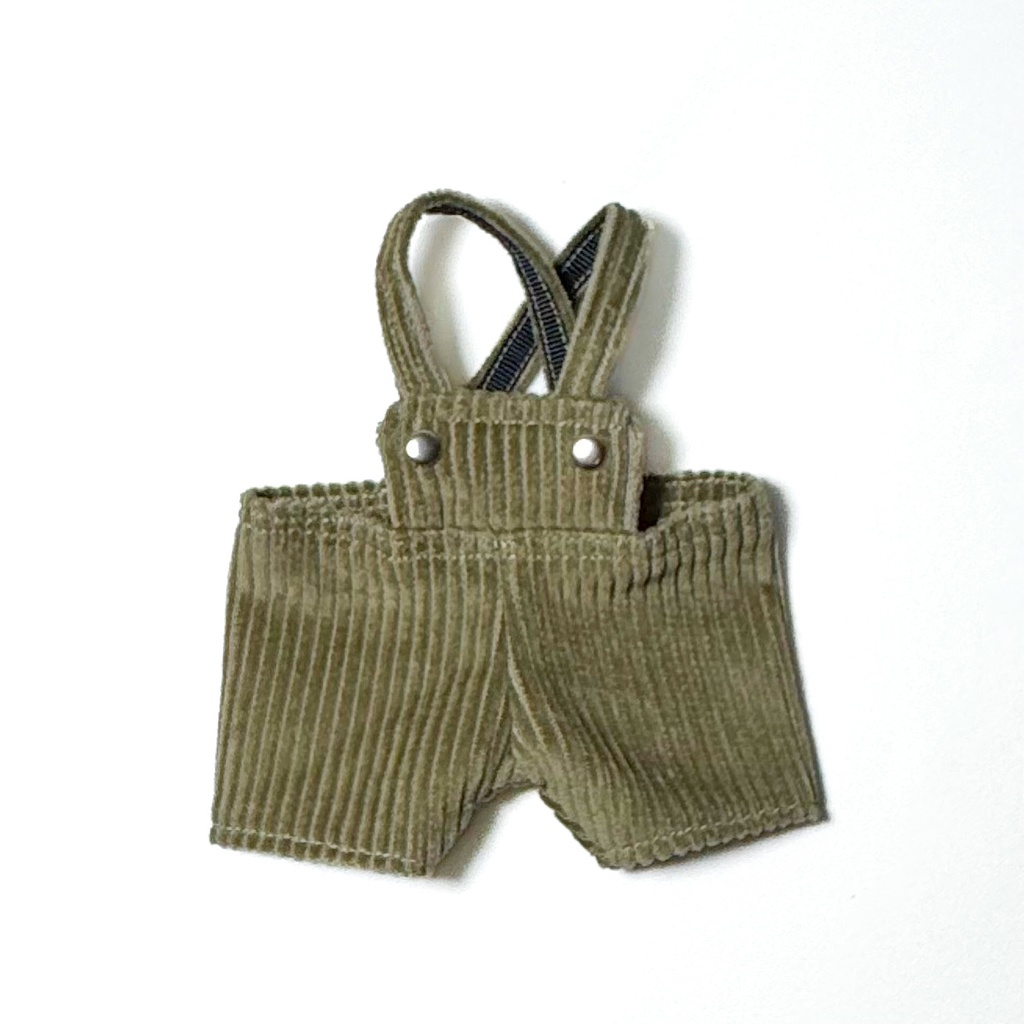 20cmぬいサイズ サロペット コーデュロイ生地