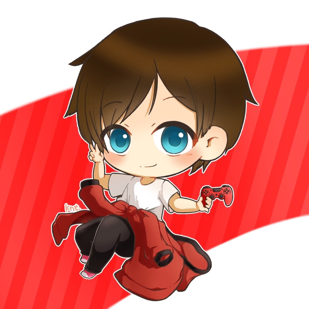 赤パーカー腰巻きver.