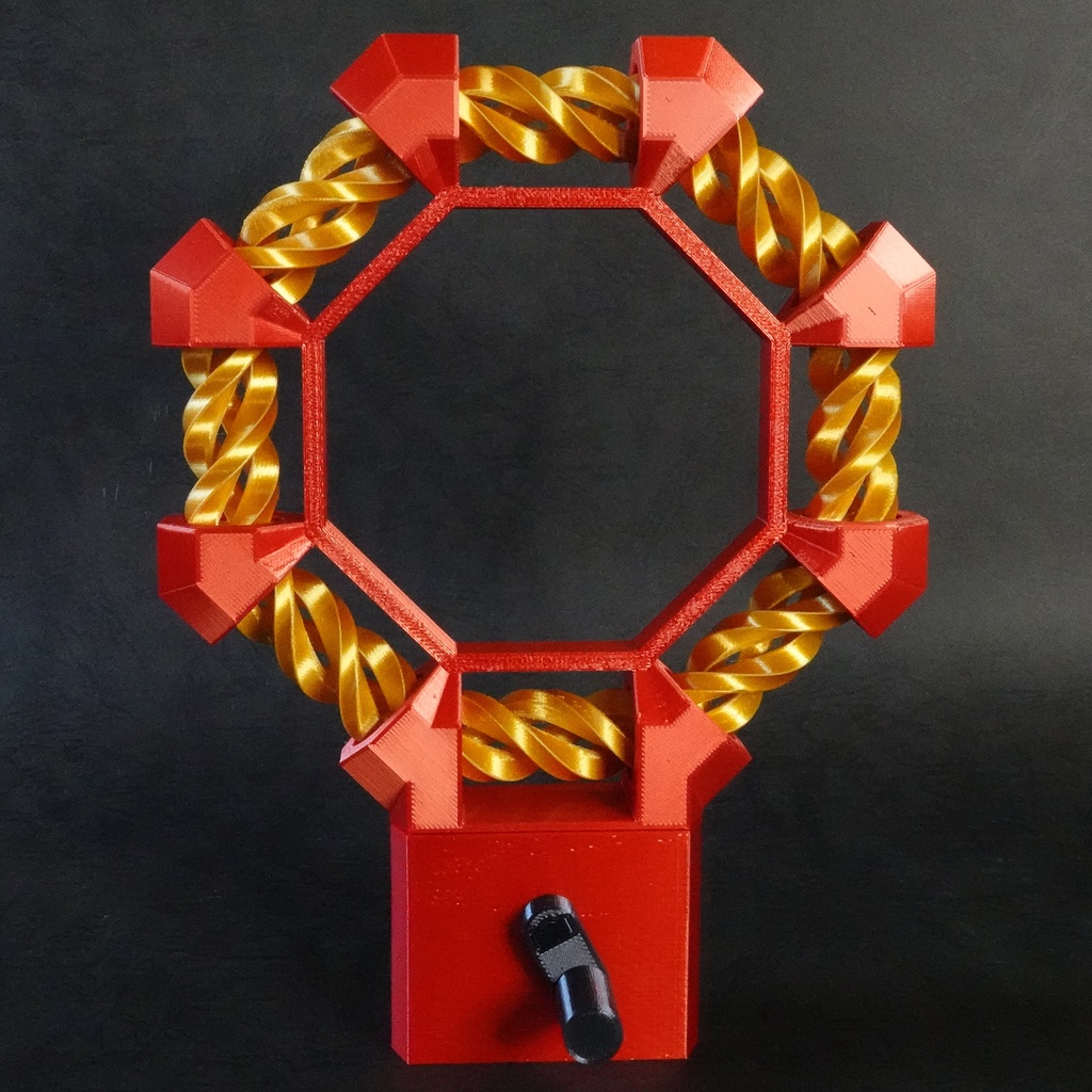 環状バーバーポール錯視装置　Annular barberpole illusion device