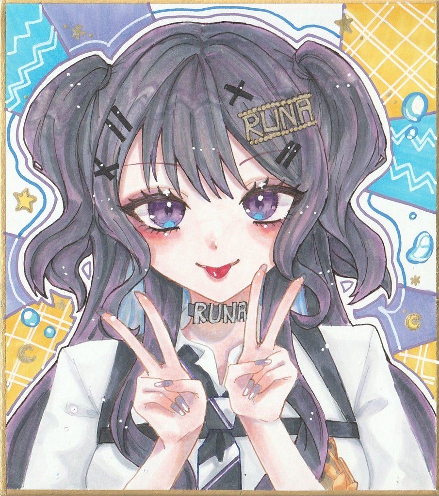 どんなリクエストでも可!直筆サイン入り色紙