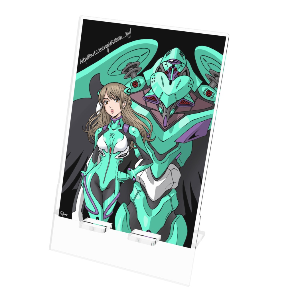 アクリルスマホスタンド