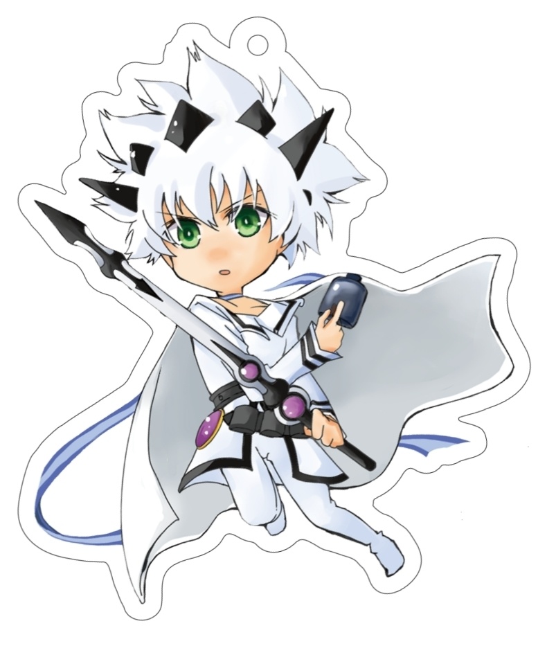 アクリルキーホルダー　白い雲
