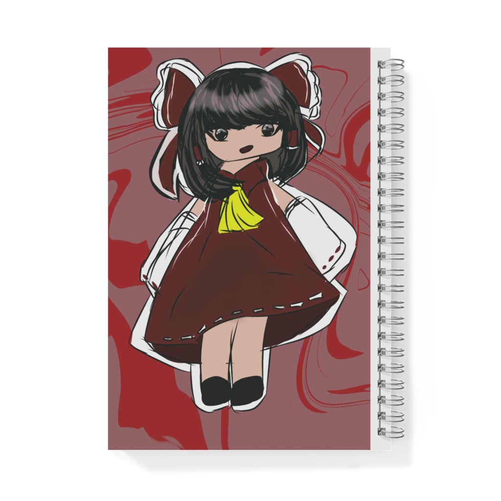 東方project博麗霊夢同人作品 サークル名暁月の夜に月はある