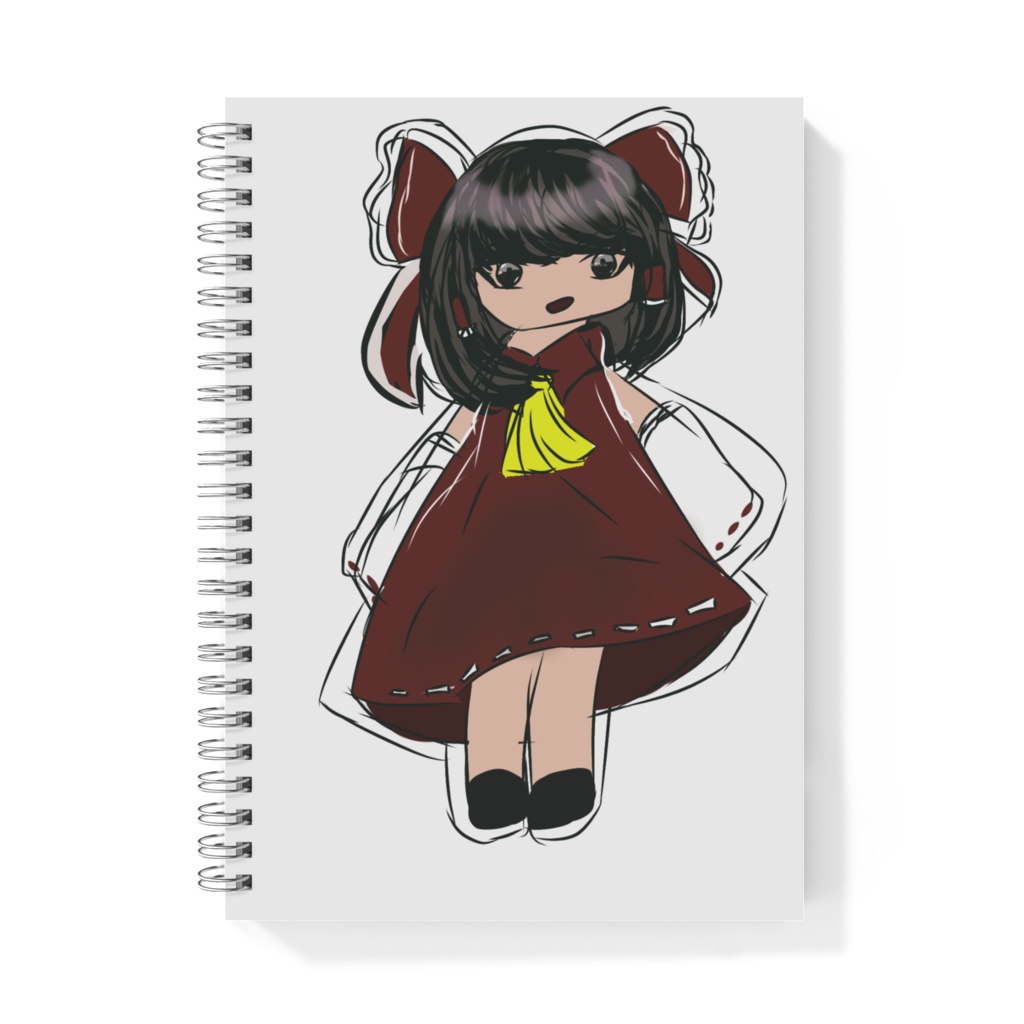 東方project博麗霊夢同人作品 サークル名暁月の夜に月はある