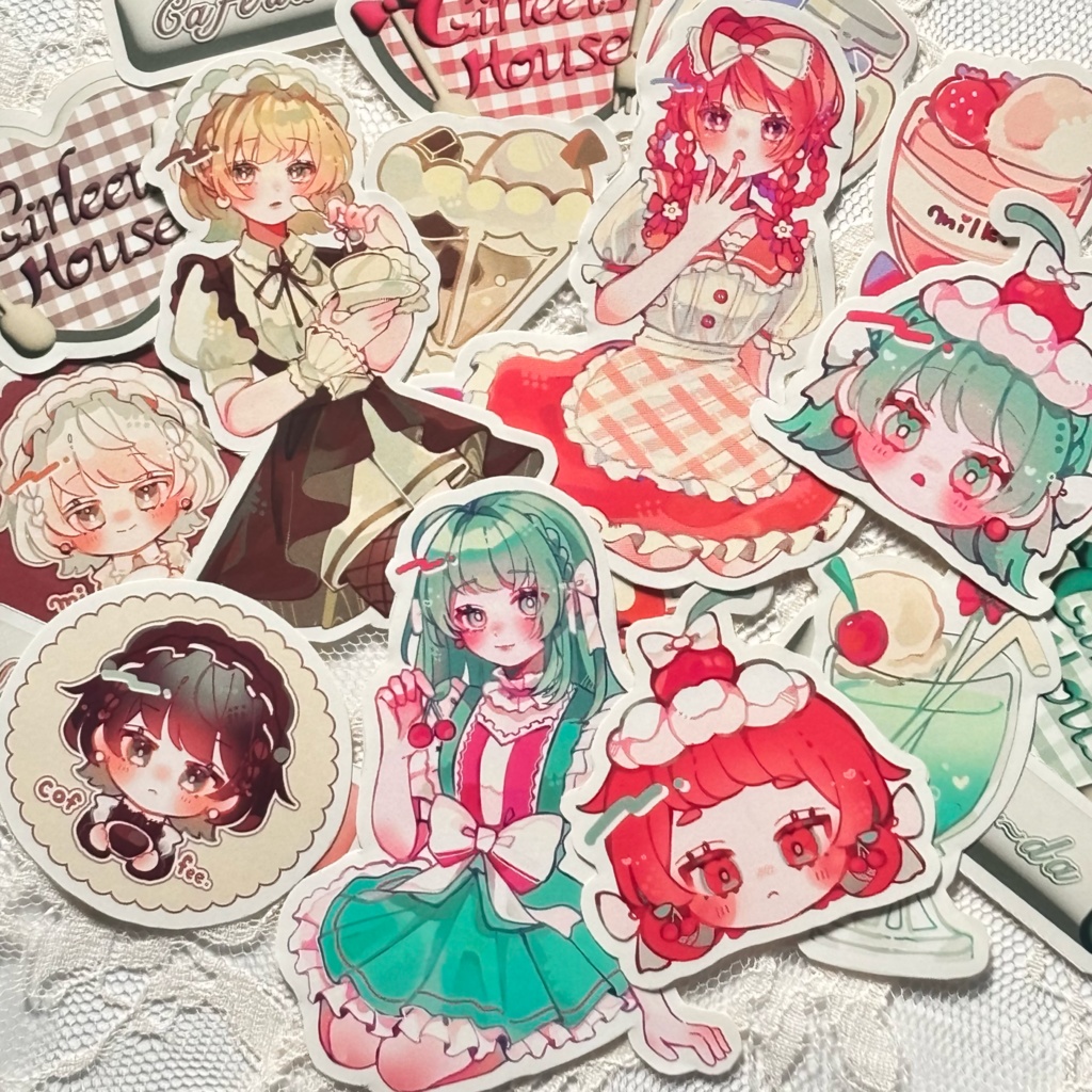 girleets house sticker♡