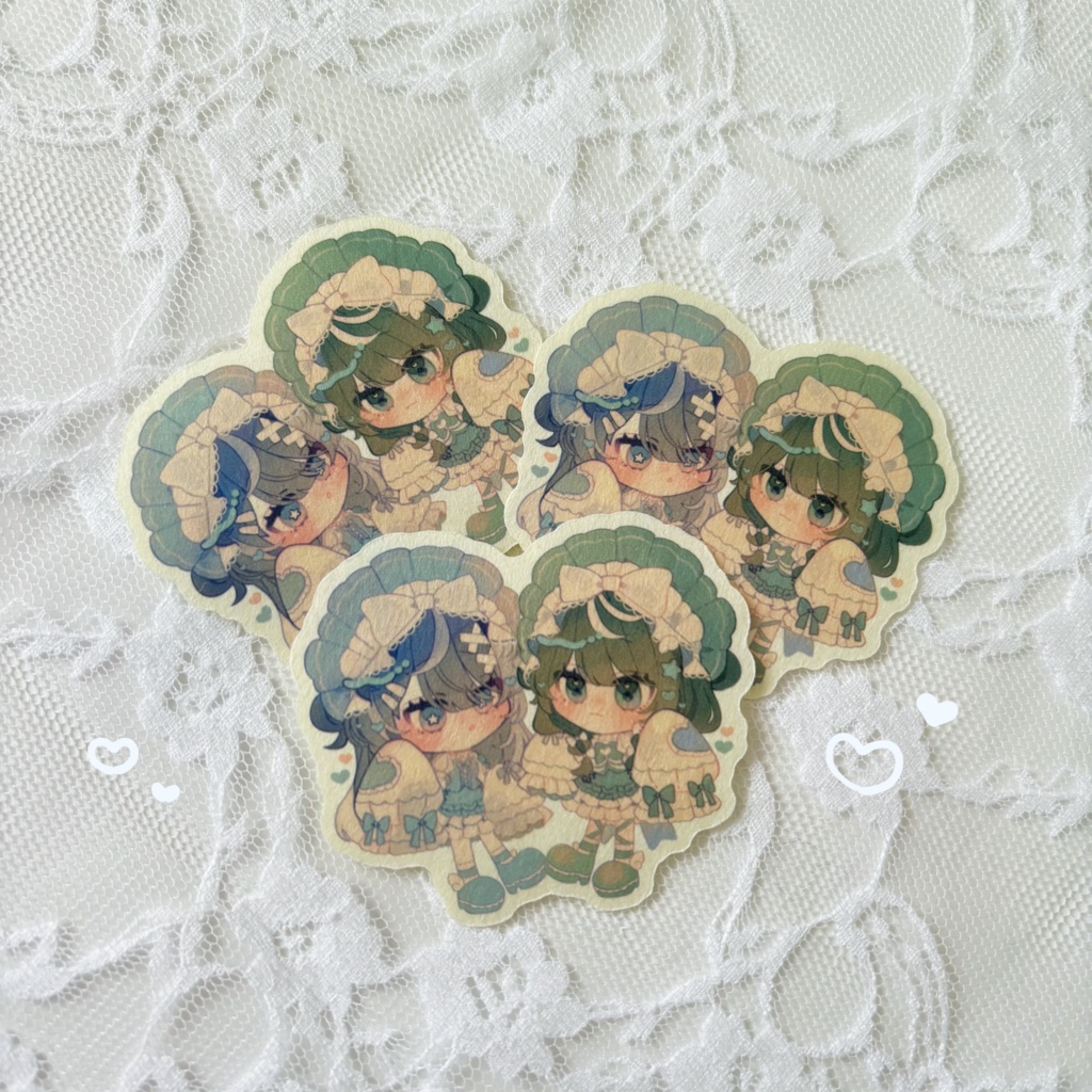 露四葉布目ステッカー.°ஐ.*