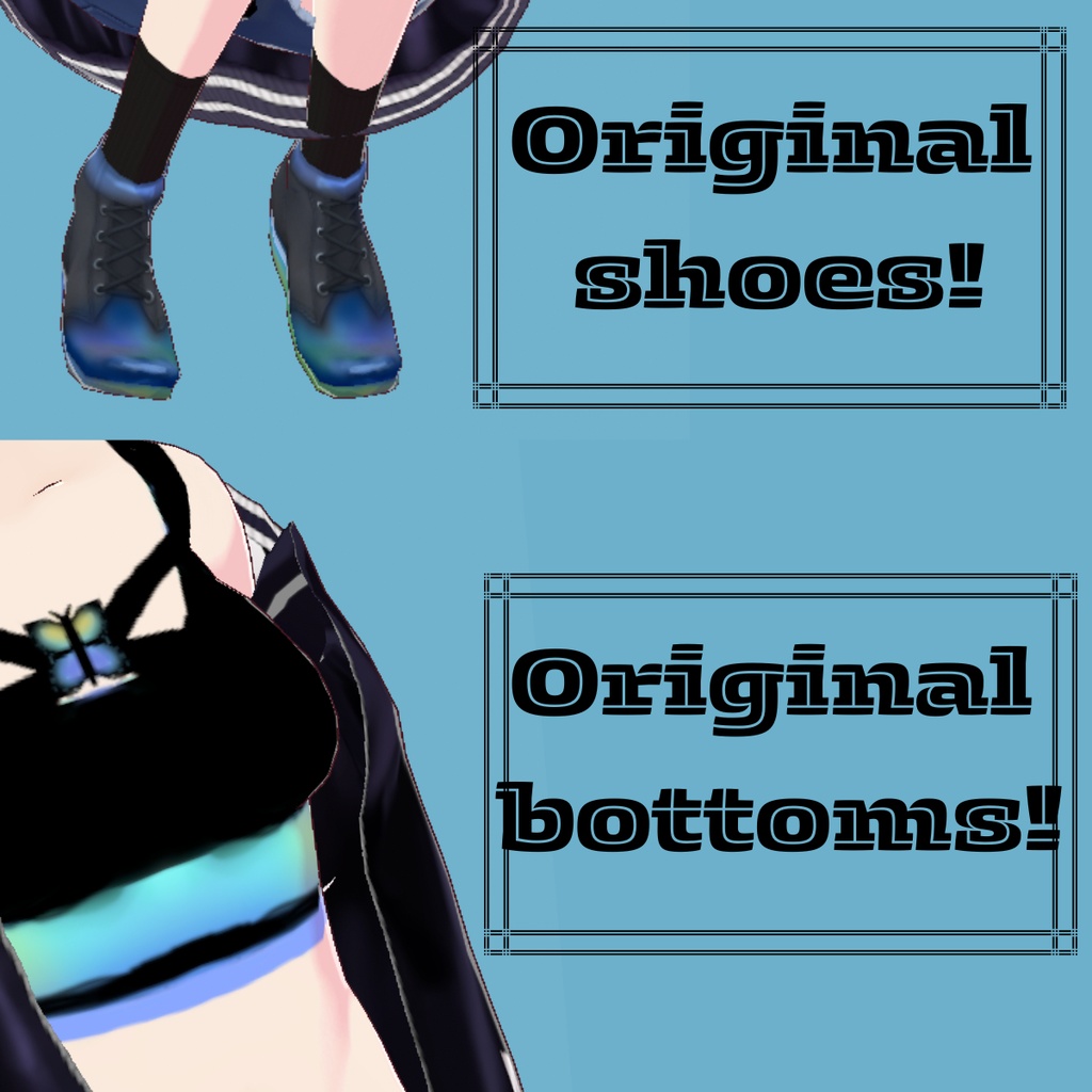 【商用利用OK】期間限定無料!!!Marin-kun|海と星をイメージしたVRoidアバター【VRChat】