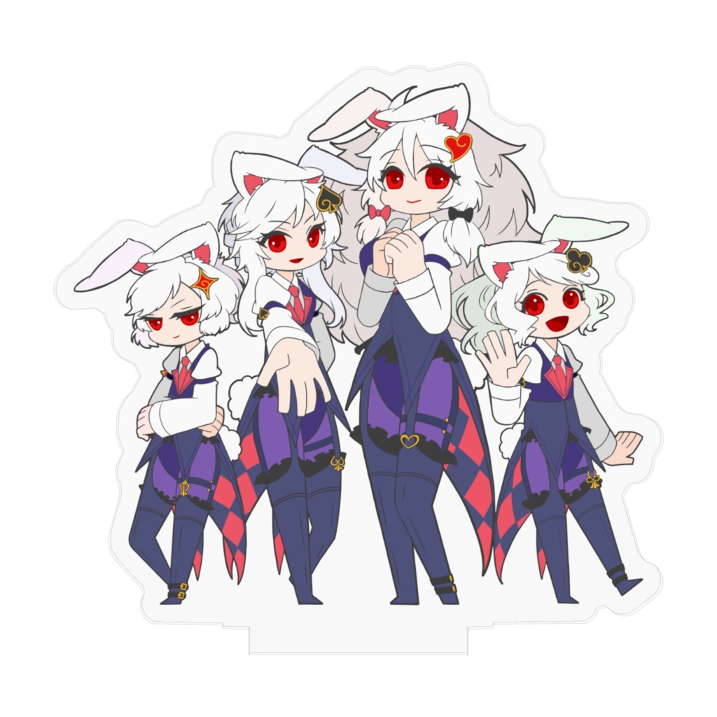 【PFSOZ】スート四姉妹 アクリルフィギュア