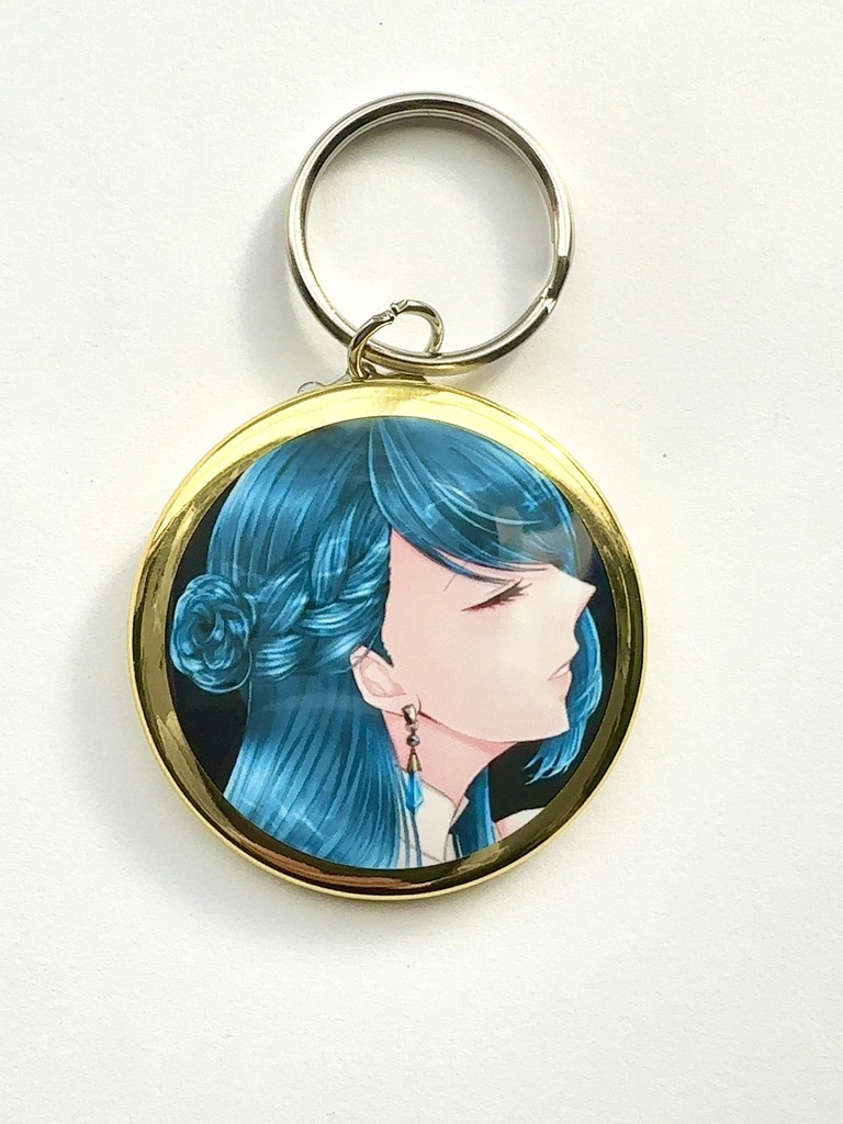 ヒミツの缶キーホルダー