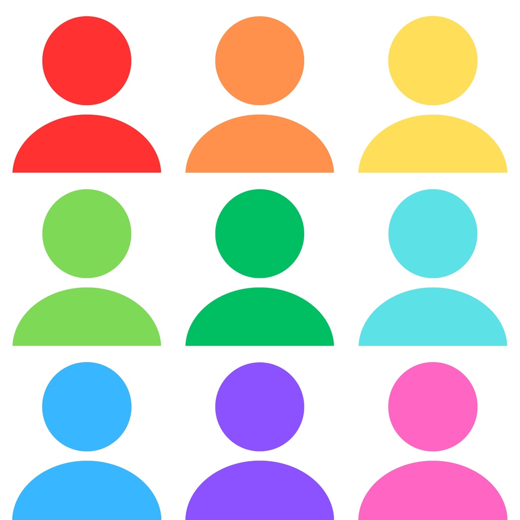 【無料素材（Free Material）】人物アイコン（Person Icon）