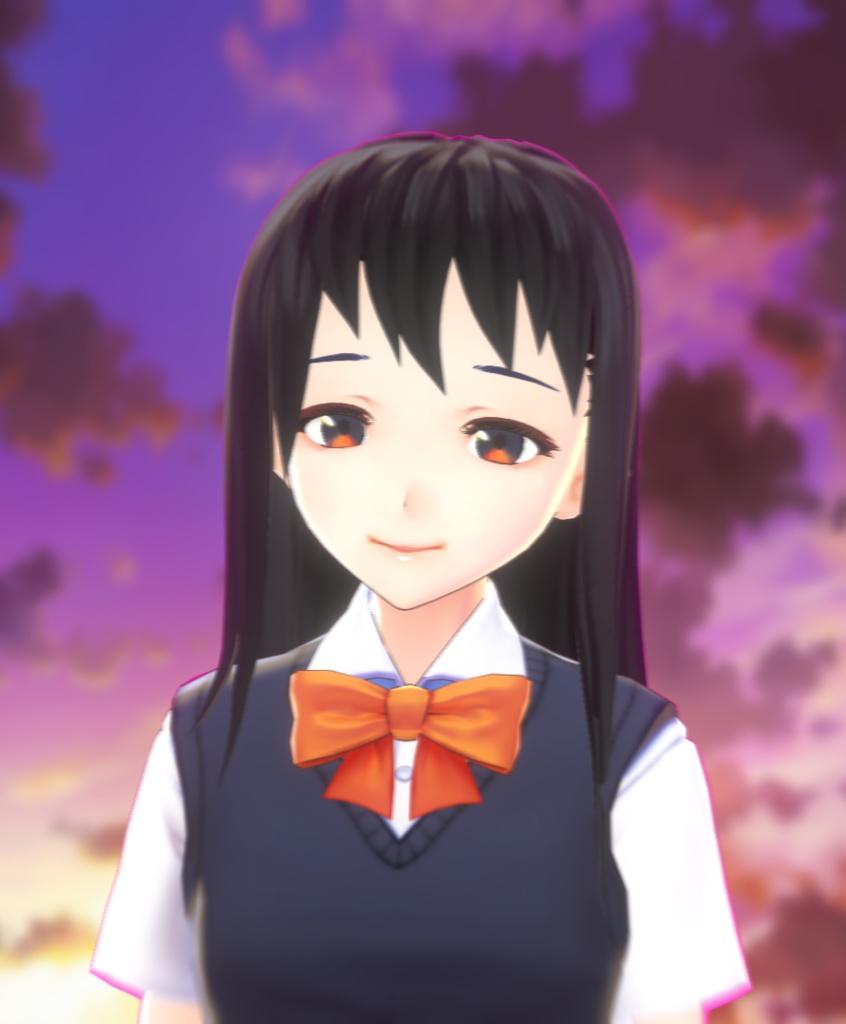 【VRoidヘアプリセット】少女の髪