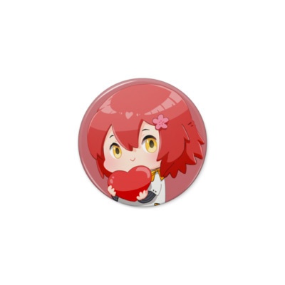 Holostars Pin Badge with L O V E