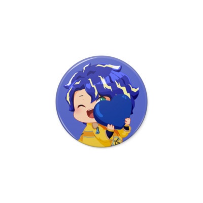 Holostars Pin Badge with L O V E