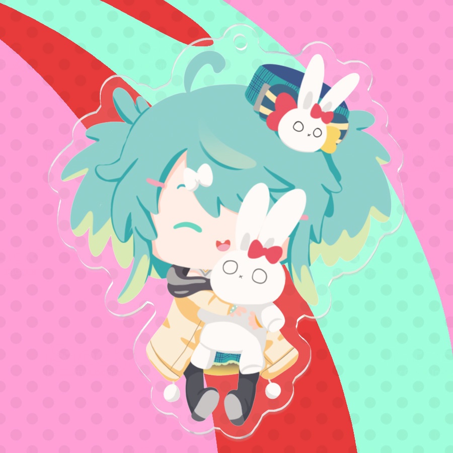 Holostars Ex Member Keychain