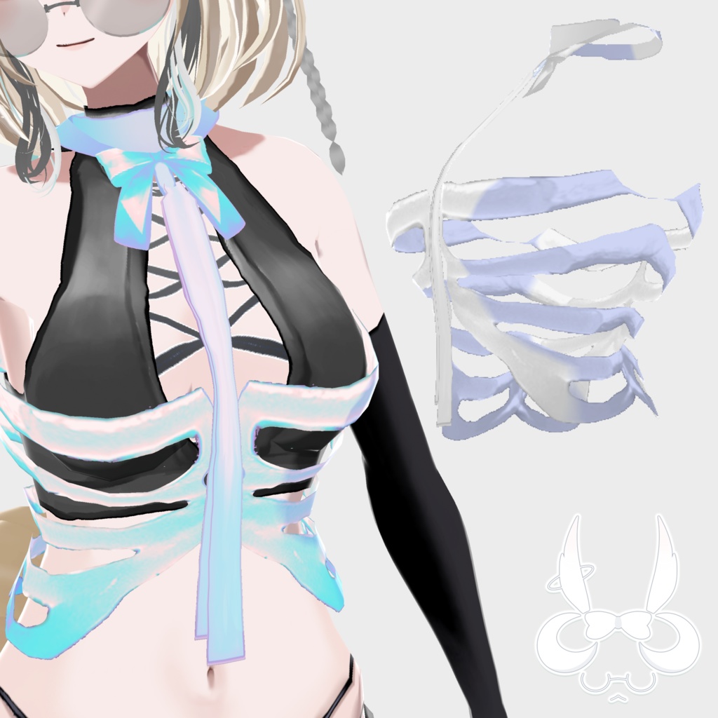 [#VRoid] 骨頭外衫