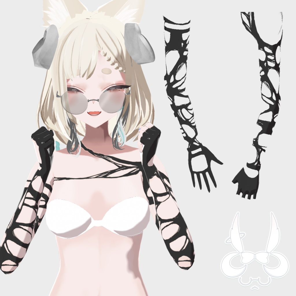 [#VRoid] 超破人工袖套