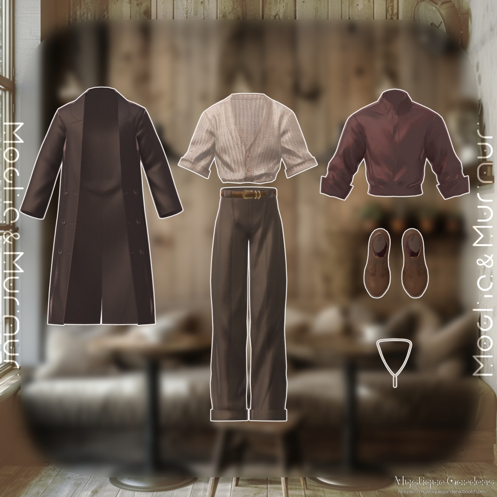 【VRChat衣装】Mocha & Murmur<モカ&マーマー>