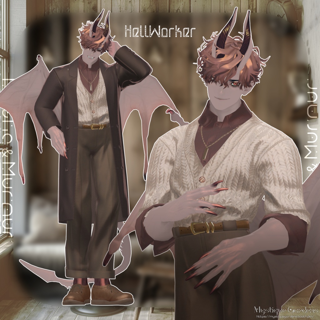 【VRChat衣装】Mocha & Murmur<モカ&マーマー>