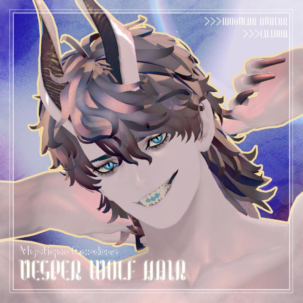 【3D髪型】Vesper Wolf Hair/悪魔リーマン用