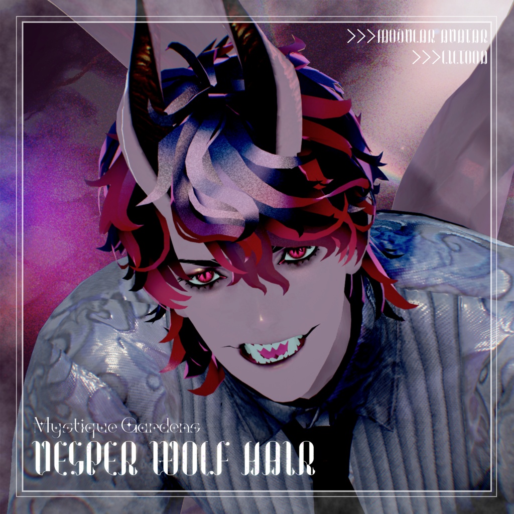【3D髪型】Vesper Wolf Hair/悪魔リーマン用