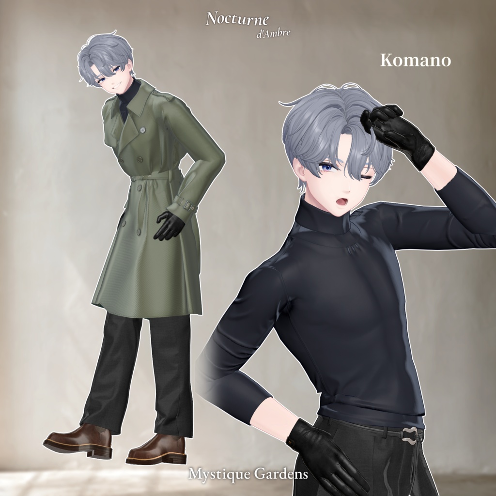 【VRChat衣装】Nocturne d'Ambre<ノクターン・ダンブル>