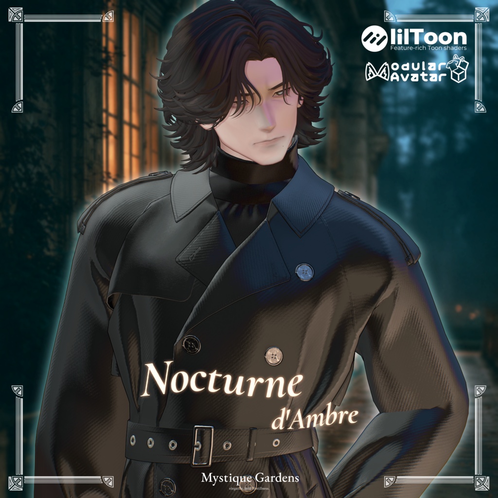 【VRChat衣装】Nocturne d'Ambre<ノクターン・ダンブル>