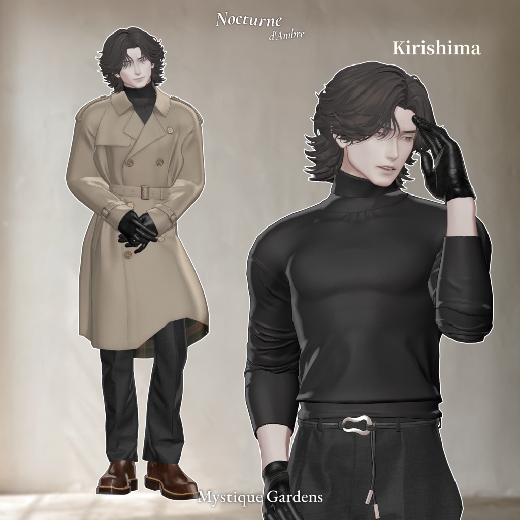 【VRChat衣装】Nocturne d'Ambre<ノクターン・ダンブル>