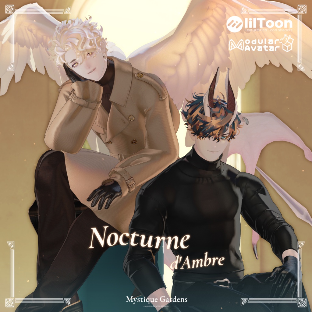 【VRChat衣装】Nocturne d'Ambre＜ノクターン・ダンブル＞