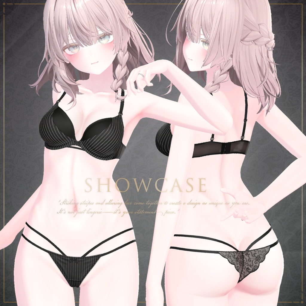 STRIPE CHARM【Underwear Set for Sinano Only】