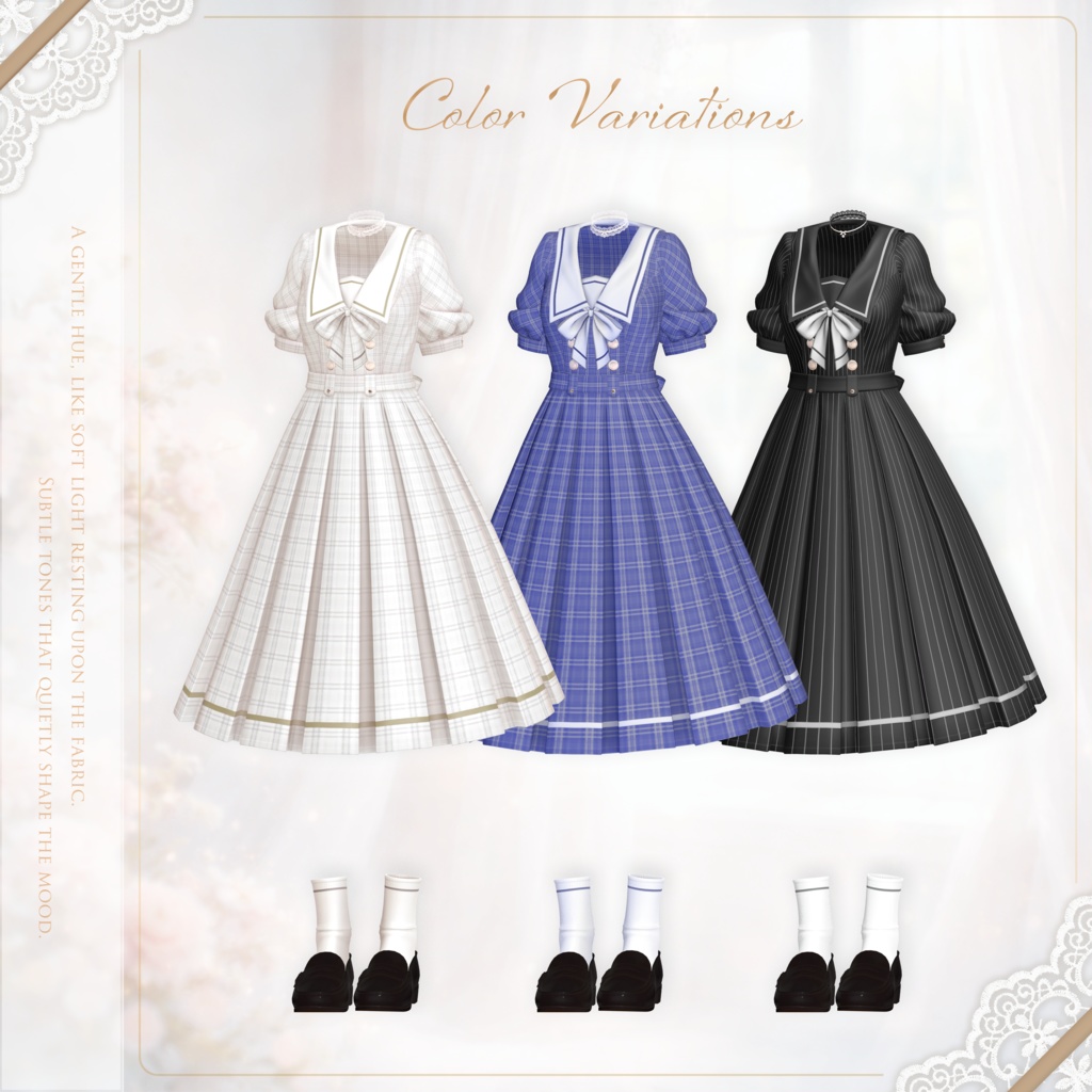 Sunlit Sailor – Sailor One-piece for Shinano しなのちゃん対応