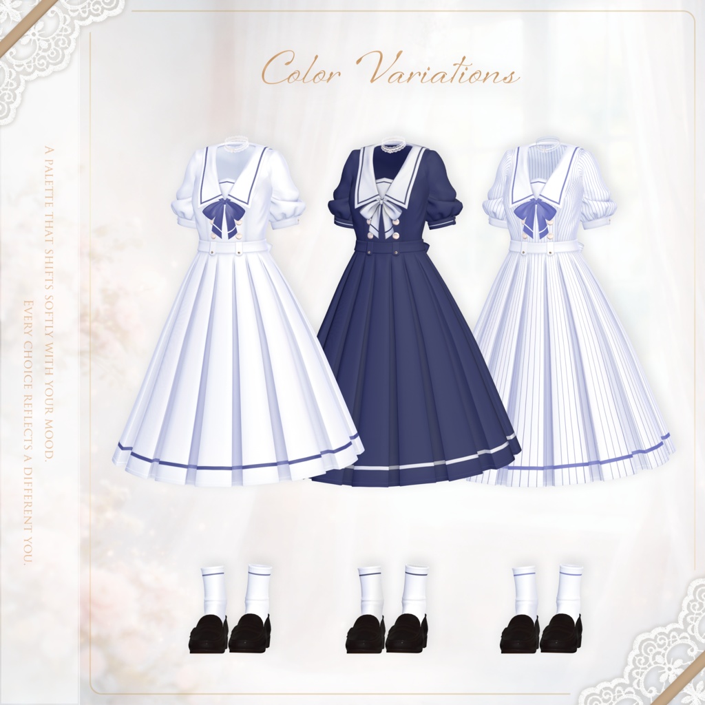 Sunlit Sailor – Sailor One-piece for Shinano しなのちゃん対応