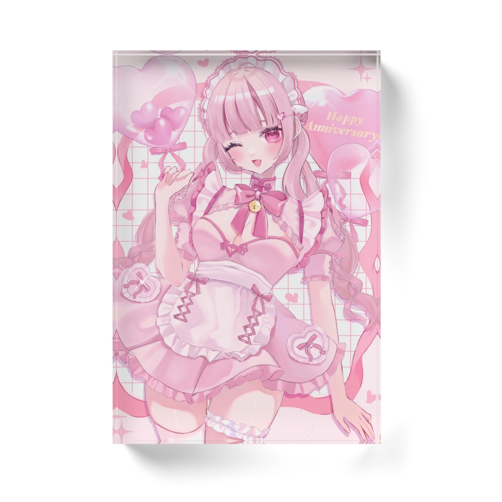 ꒰ঌ 天使ねむ 1周年記念アクリルブロック ໒꒱