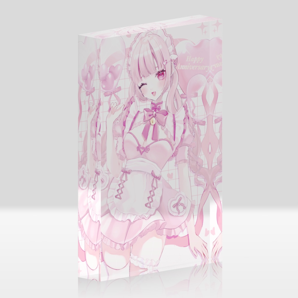 ꒰ঌ 天使ねむ 1周年記念アクリルブロック ໒꒱