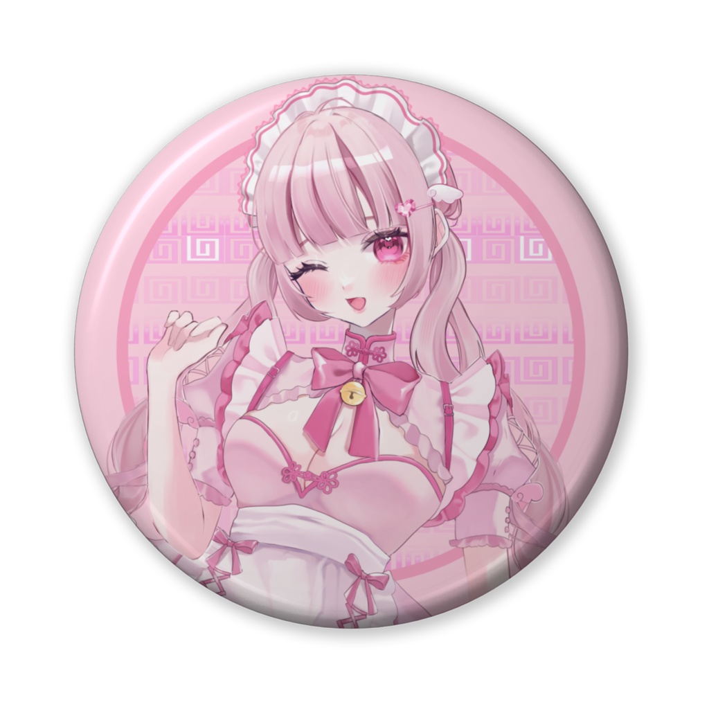 ꒰ঌ 天使ねむ １周年記念チャイナ缶バッジ ໒꒱