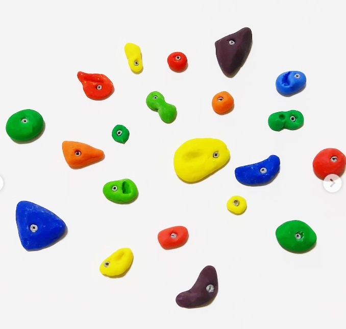 ミニチュア ボルダリングホールド(1/12サイズ、20個セット)