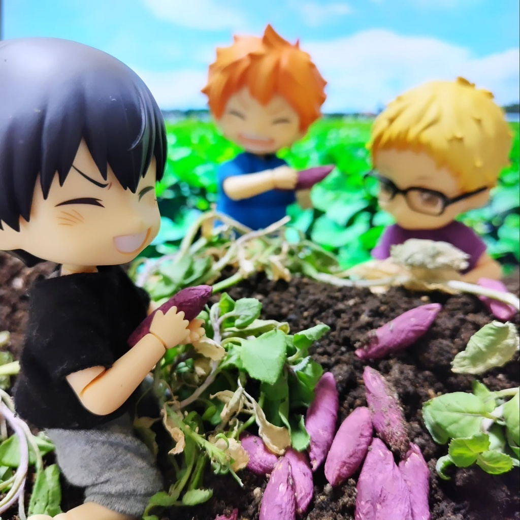 ミニチュア 焼き芋セット(1/12サイズ)